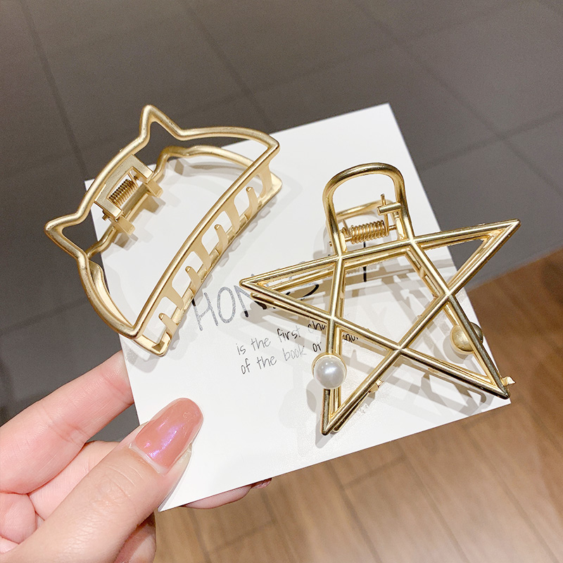 Kẹp tóc kim loại nhiều kiểu dáng xinh xắn cho nữ