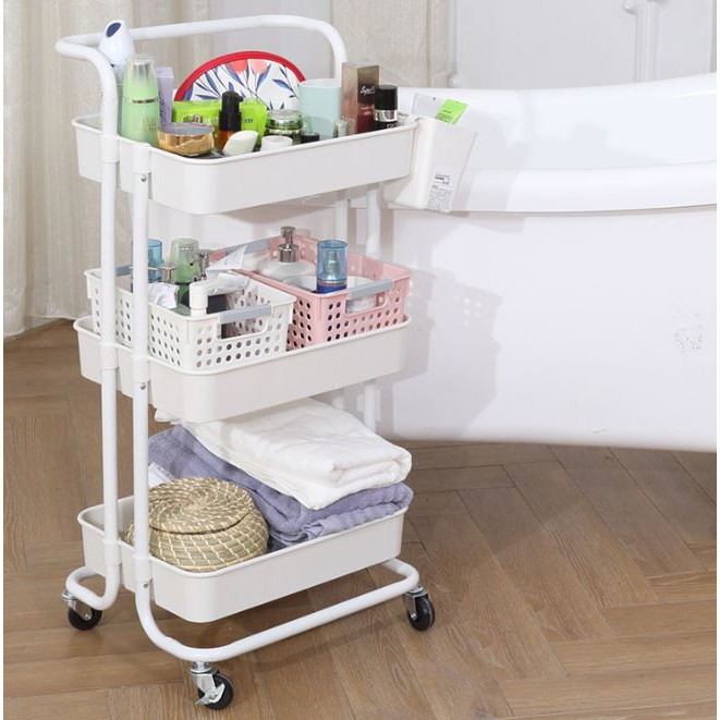 Kệ 3 Tầng Đa Năng có bánh xe
