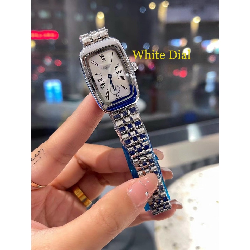 Đồng hồ nữ longin , dây thép , size 20x26mm