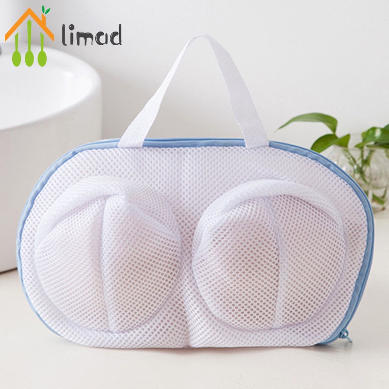 Túi lưới giặt đồ lót chống biến dạng có khóa kéo tiện dụng