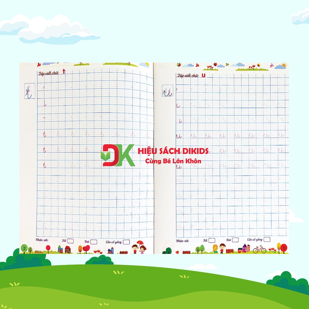 Sách - Bộ vở Luyện viết Hành trang cho bé tự tin vào lớp 1 3 cuốn