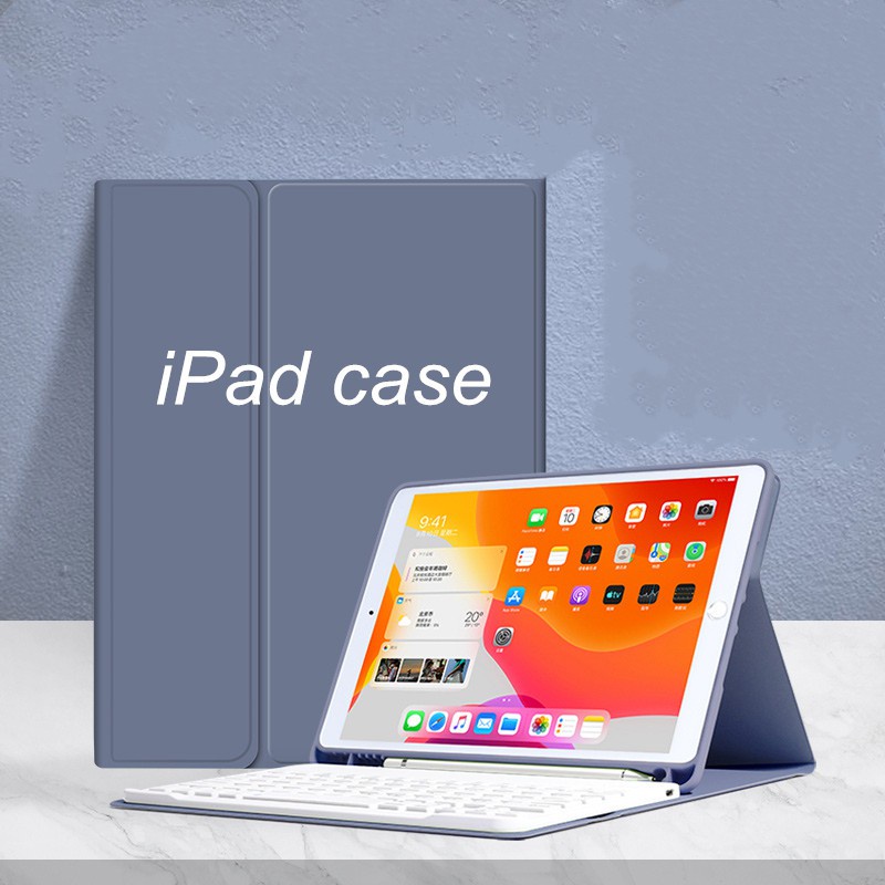 Phù Hợp Bao Da Máy Tính Bảng Có Bàn Phím Cho Apple iPad 5 / 6 / 7 air1 / 2 / 3 2020 pro10.5 / 11 / 12.9 inch