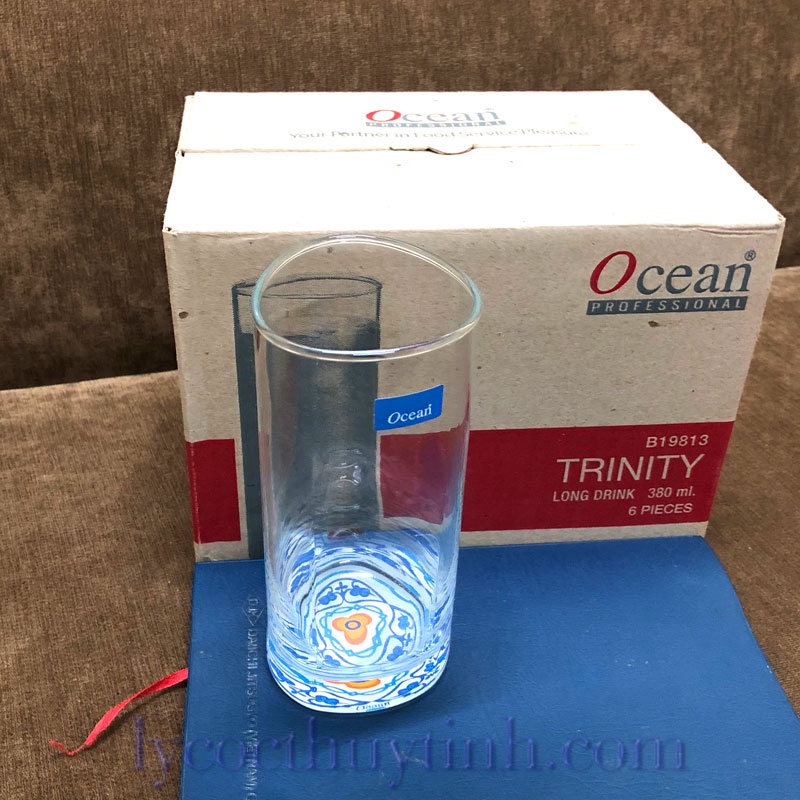 BỘ 6 CỐC THỦY TINH OCEAN TRINITY HI BALL B9813 - 385ML