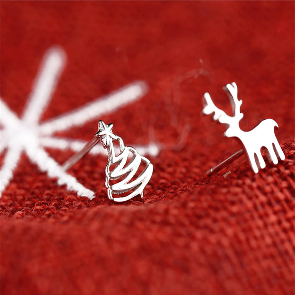 1 Khuyên Tai Hình Cây Thông Giáng Sinh Thời Trang