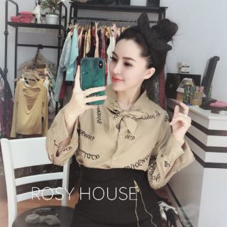 Áo sơ mi buộc nơ