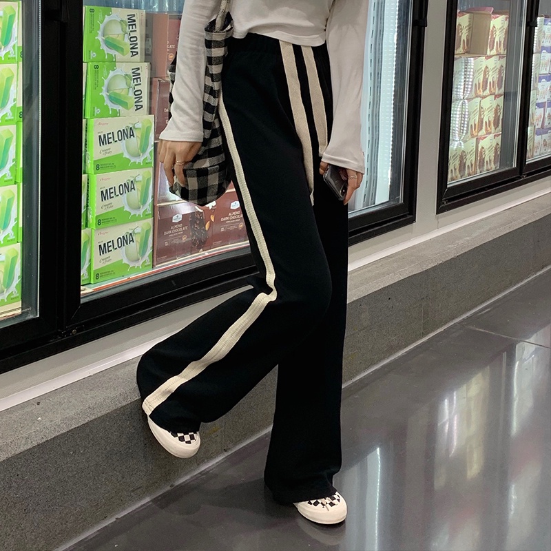 Quần ống rộng lưng cao thời trang cho nữ