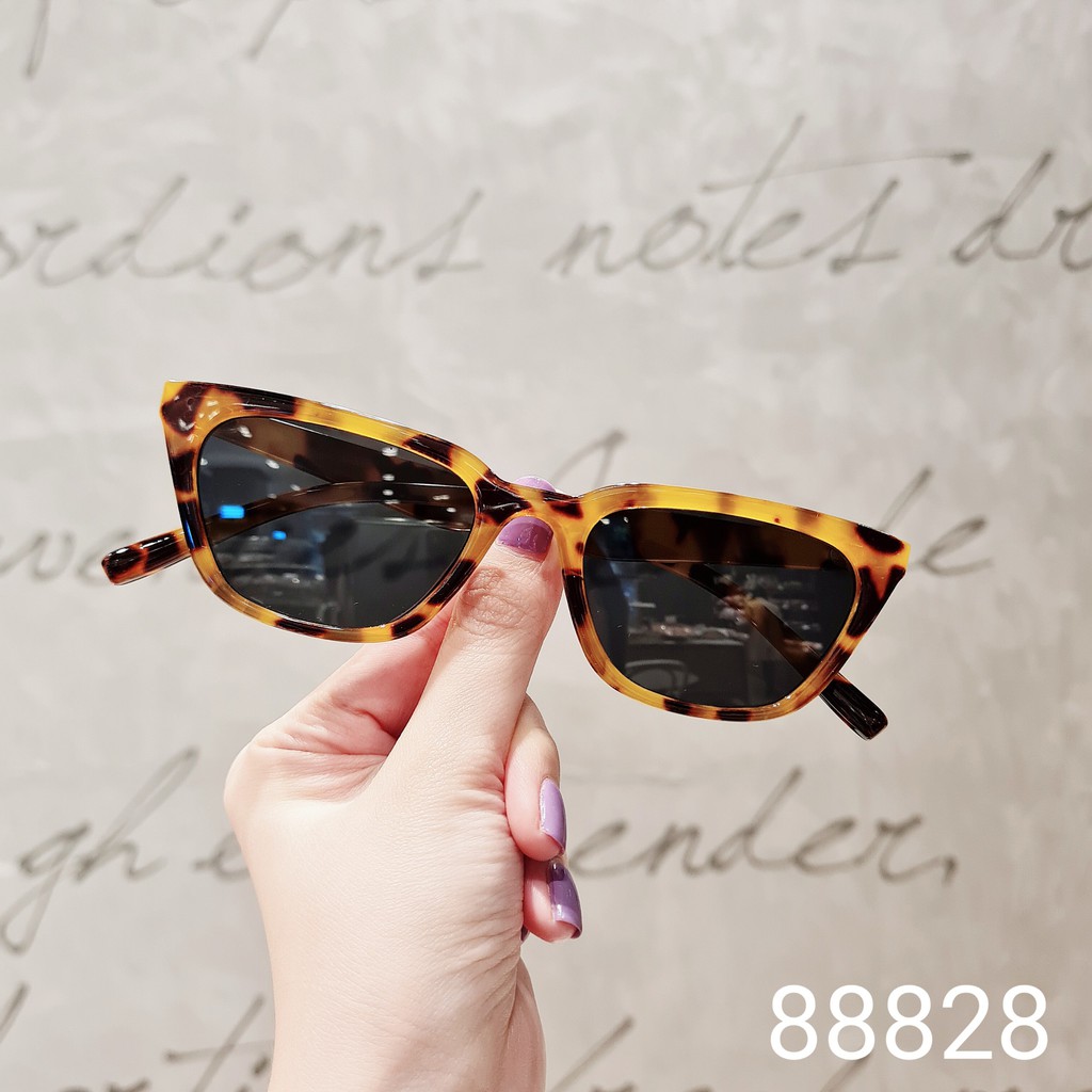 Kính mát nữ Lilyeyewear phong cách thời trang Hàn màu sắc thời trang AGAIL 88828