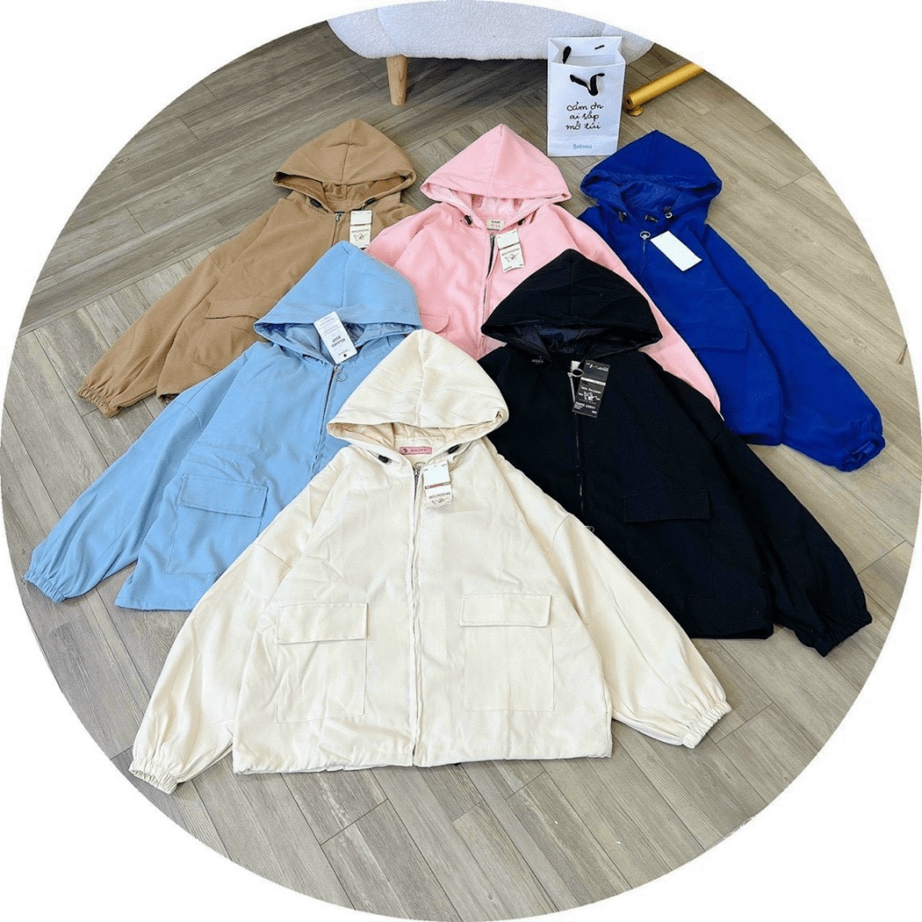 ÁO KHOÁC NỮ CHỐNG NẮNG TRƠN CÓ DÂY KÉO CHẤT LIỆU DA LỘN CAO CẤP ĐỦ SẮC MÀU VALENTINA SHOP