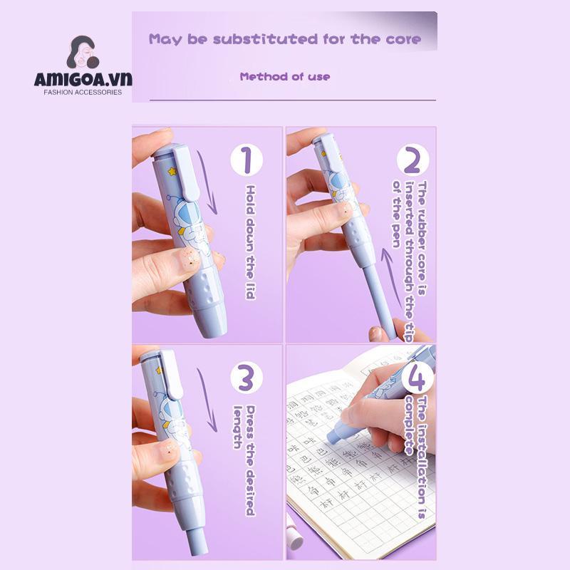 Cục Tẩy Bút Chì Có Thể Thu Gọn Tiện Dụng