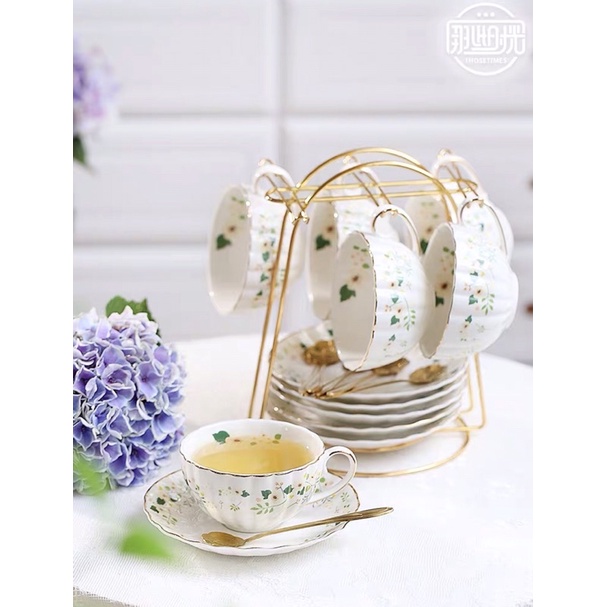Set trà chiều Châu Âu phong cách Vintage