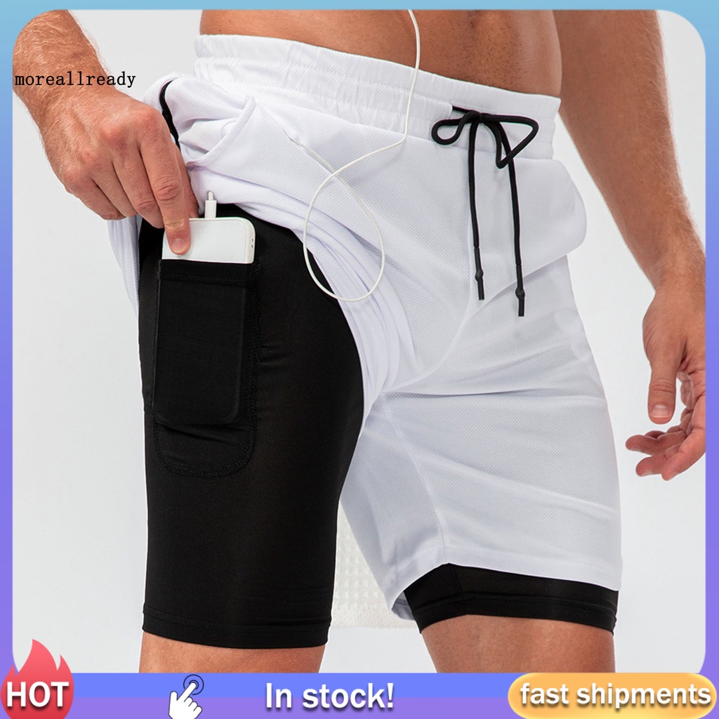 Quần Short Thể Thao Lưng Thun Co Giãn Nhiều Màu Sắc Thấm Hút Ẩm Dành Cho Nam