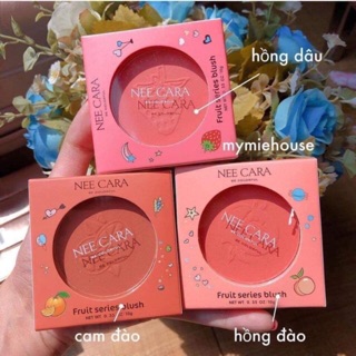 Phấn má hồng nee cara fruit series blush