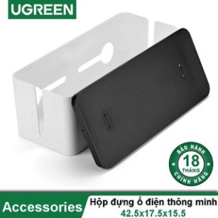 Hộp đựng ổ cắm điện thông minh chống cháy an toàn UGREEN 30397 30398 LP110 Chính hãng