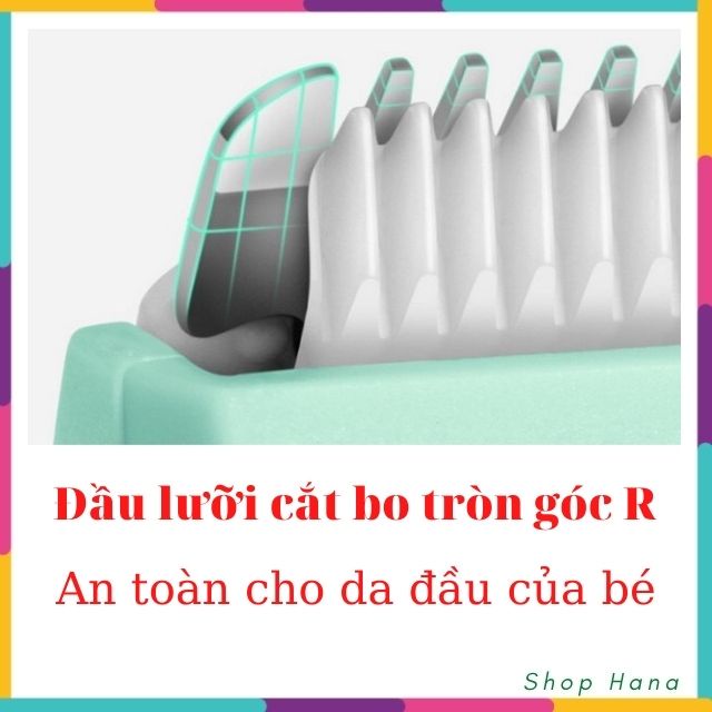 [HÀNG ĐẸP] Tông Đơ Cắt Tóc Cho Bé KEIMEI Lưỡi Ceramicc Cắt Nhanh Sạch, An toàn cho bé HNH014