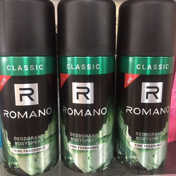 150ml Xịt khử mùi toàn thân cho nam Romano Classic