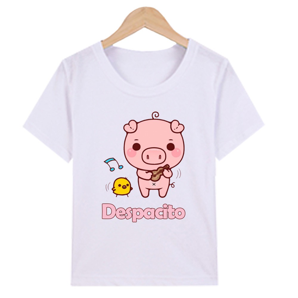 Áo thun nữ tay ngắn in hình Chú Heo Despacito ATNK 1317 | BigBuy360 - bigbuy360.vn