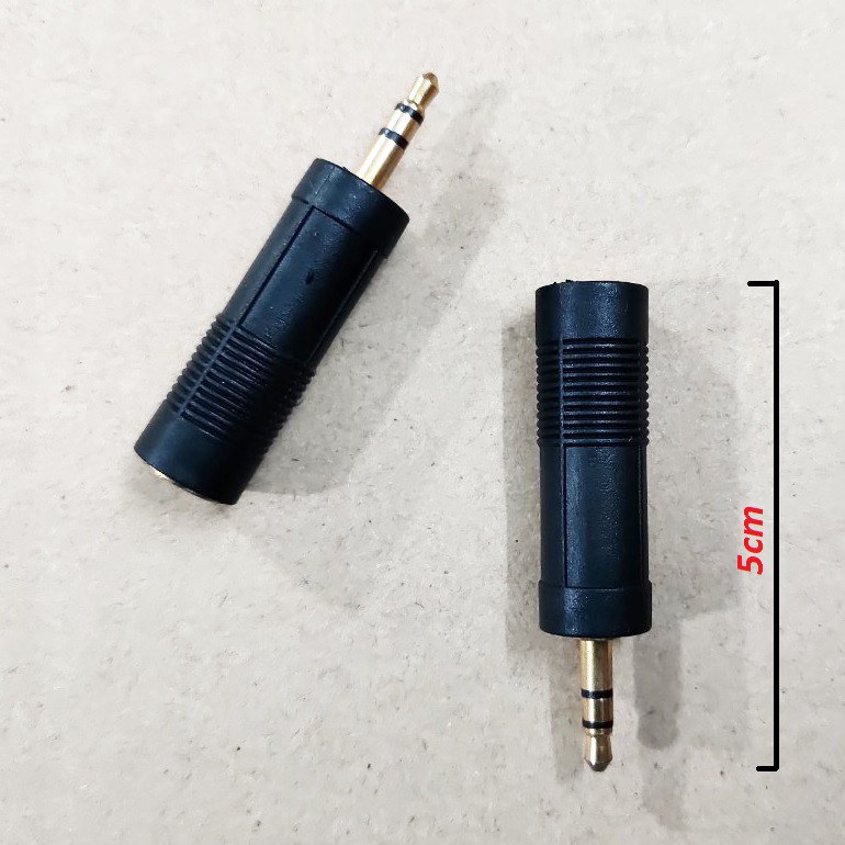 Jack chuyển 3,5mm ra 6mm ( rắc chuyển 3 ly ra 6 ly )