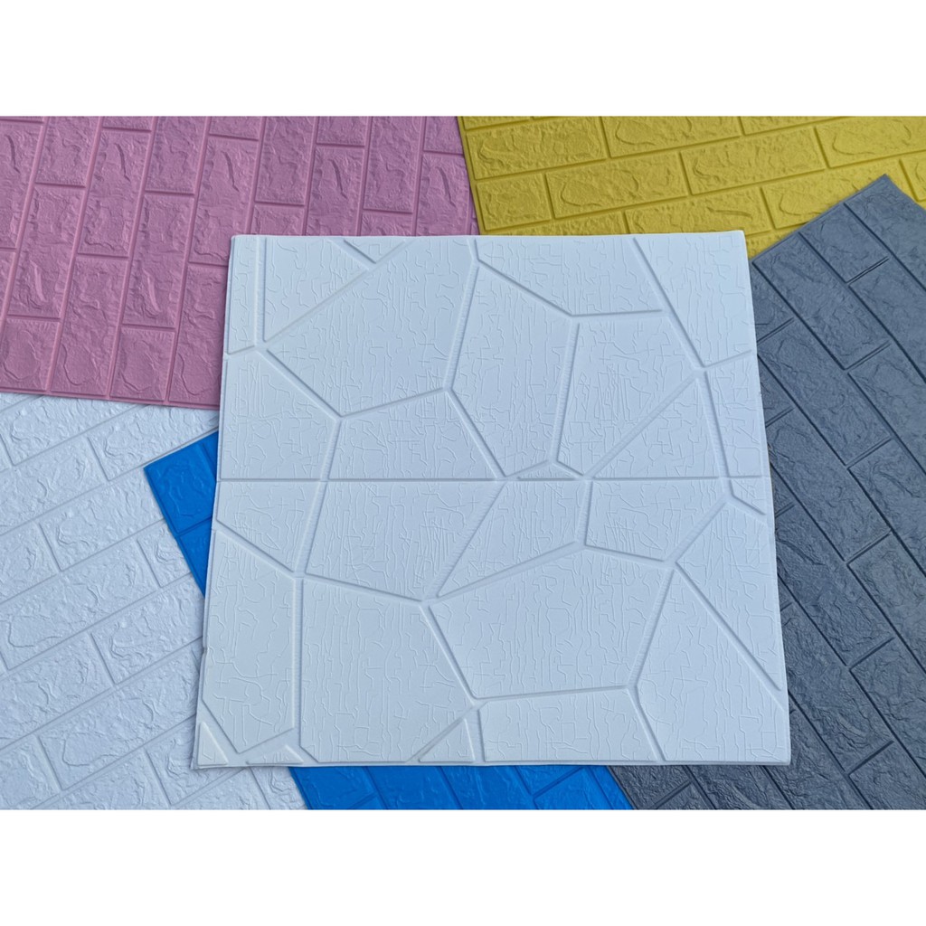Xốp Dán Tường 3D Giả Da Kim Cương Kích Thước 70x70 cm | BigBuy360 - bigbuy360.vn