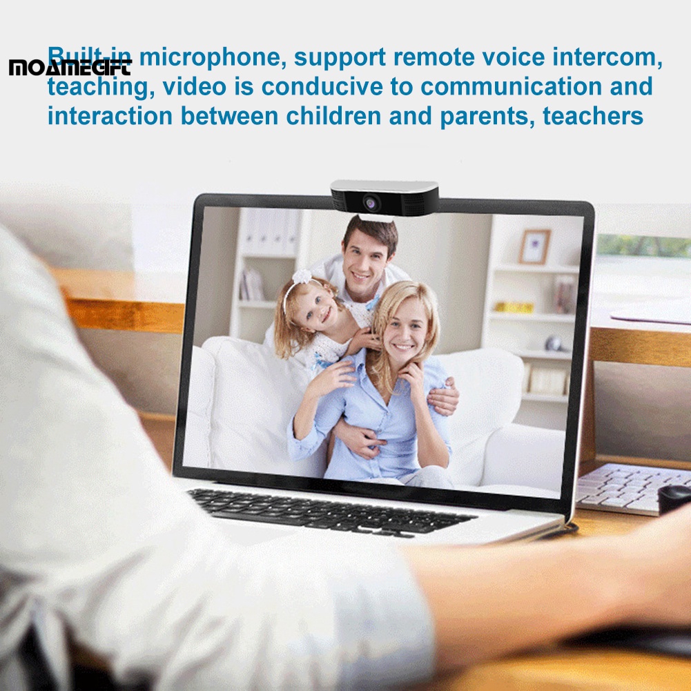 Webcam Moamegift C11 1080P hai chiều độ phân giải cao cổng USB cho laptop | BigBuy360 - bigbuy360.vn