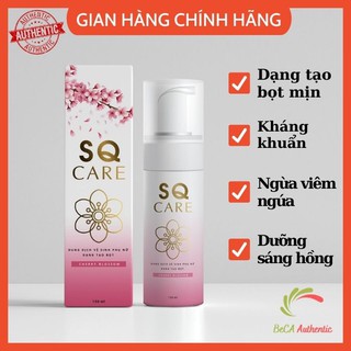 Dung dịch vệ sinh phụ nữ SQ Care dạng tạo bọt 150ml