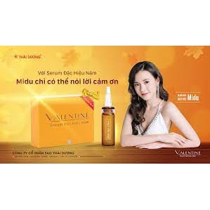 Serum Valentine đặc hiệu nám Sao thái dương - Giúp làm tan dần và mờ các vết nám 10ml