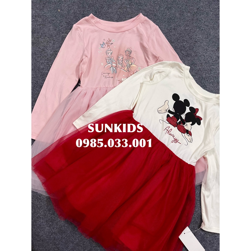 Váy Dis. ney công chúa Mickey 2 màu