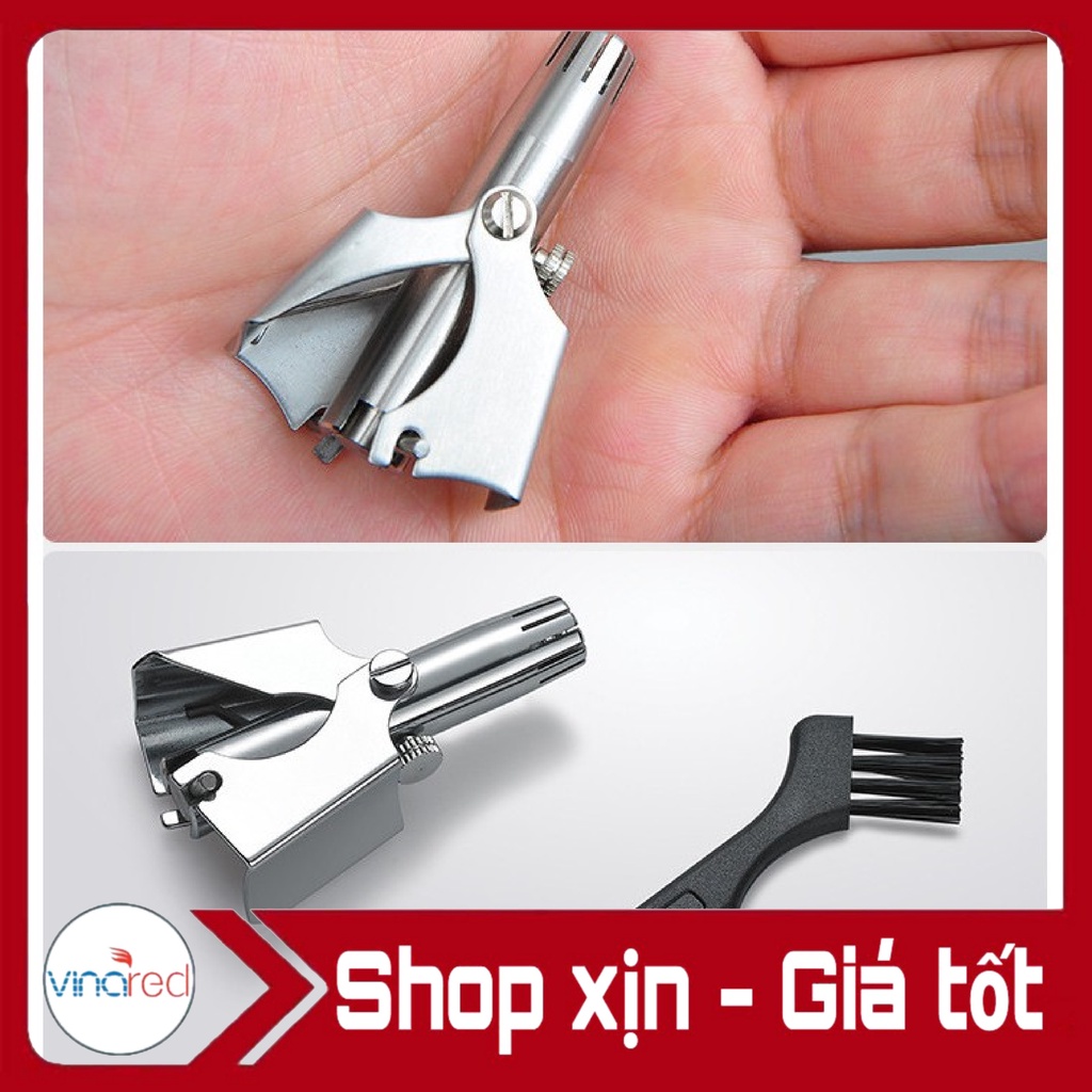 Máy tỉa lông mũi thủ công bằng thép không gỉ có thể rửa sạch