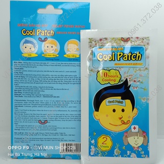 Miếng dán hạ sốt Cool Patch hộp 6 miếng