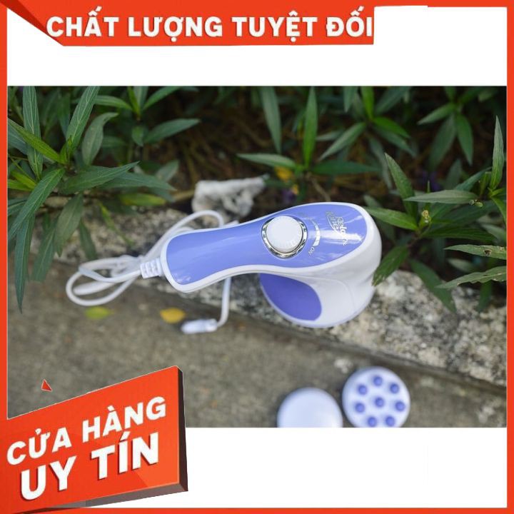 Máy mát xa cầm tay - Máy massage trị liệu đau nhức toàn thân 5 đầu Relax and t