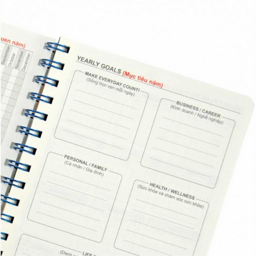 Sổ tay Planner A5 KLONG 200 trang 72gsm - ALT015