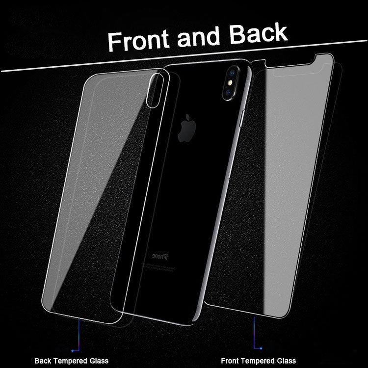 Kính cường lực mặt trước và sau cho Apple iPhone X