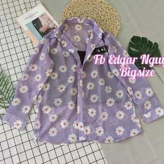 Áo sơmi voan bigsize (kèm áo ống bên trong)