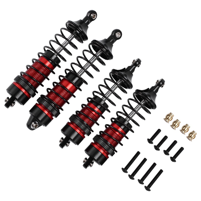 4 Phuộc Giảm Xóc Trước Và Sau Bằng Kim Loại Cho Xe Hơi Điều Khiển Từ Xa Arrma 1 / 10 SENTON Granite Typhon Big Rock