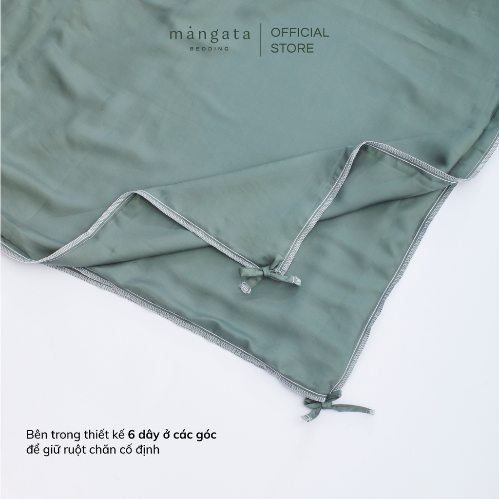 Bộ chăn ga gối lụa Tencel cao cấp nhiều họa tiết MANGATA BEDDING đủ size mềm mịn mát êm ái