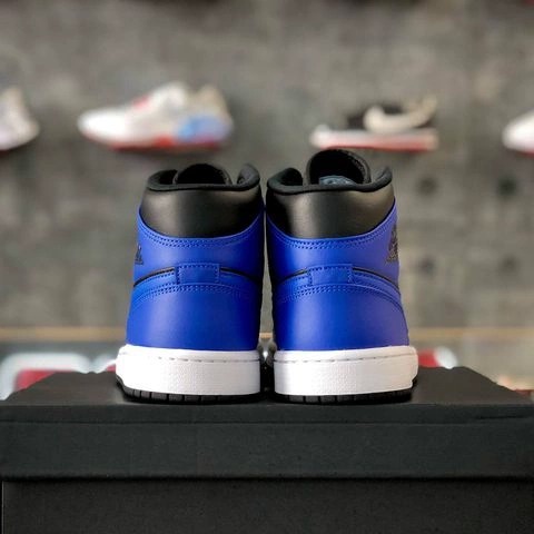 Giày chính hãng Nike Air Jordan 1 Mid 'Hyper Royal' - 554725 077