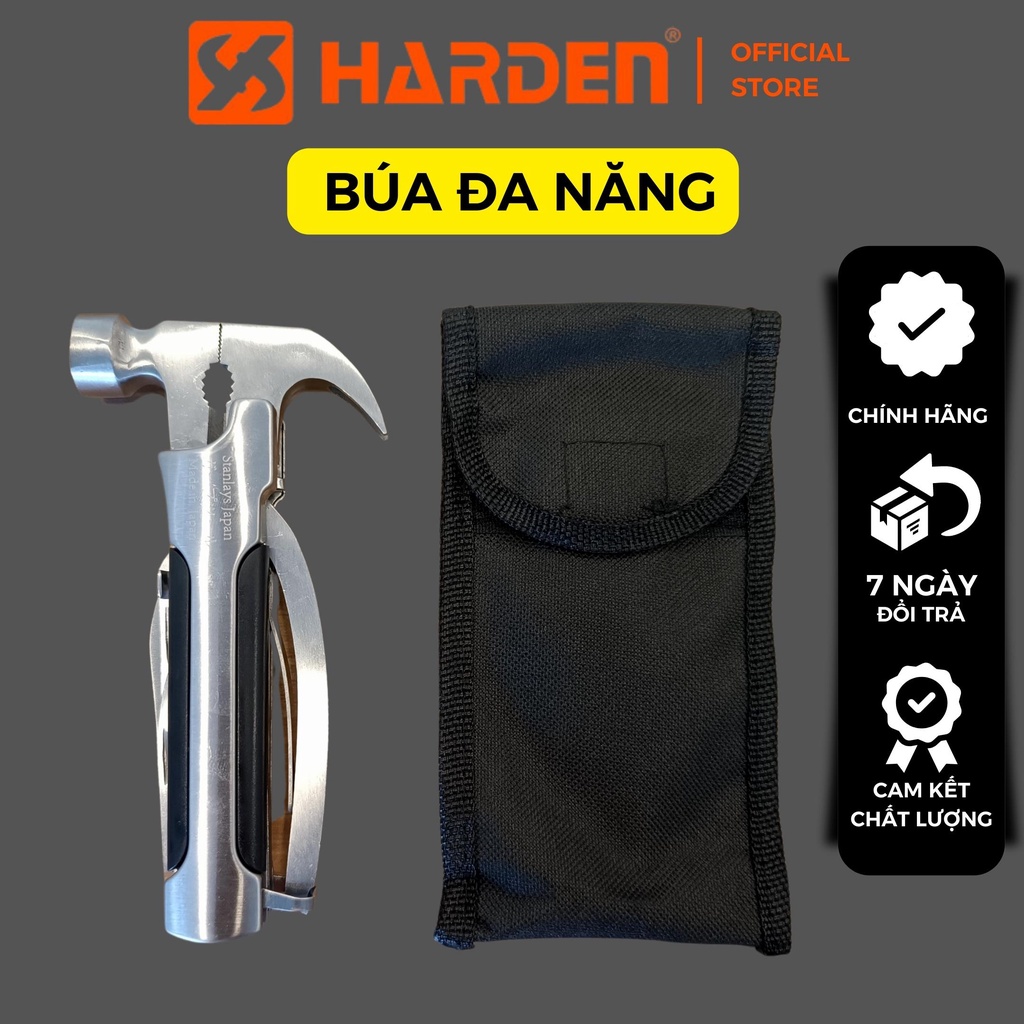 Búa đa năng gấp gọn bằng thép không gỉ - Bộ dụng cụ đi phượt, cứu hộ khi gặp sự cố