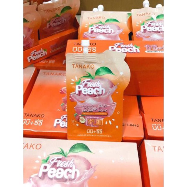 Kem nền trái đào TANAKO Fresh Peach Thái Lan | BigBuy360 - bigbuy360.vn