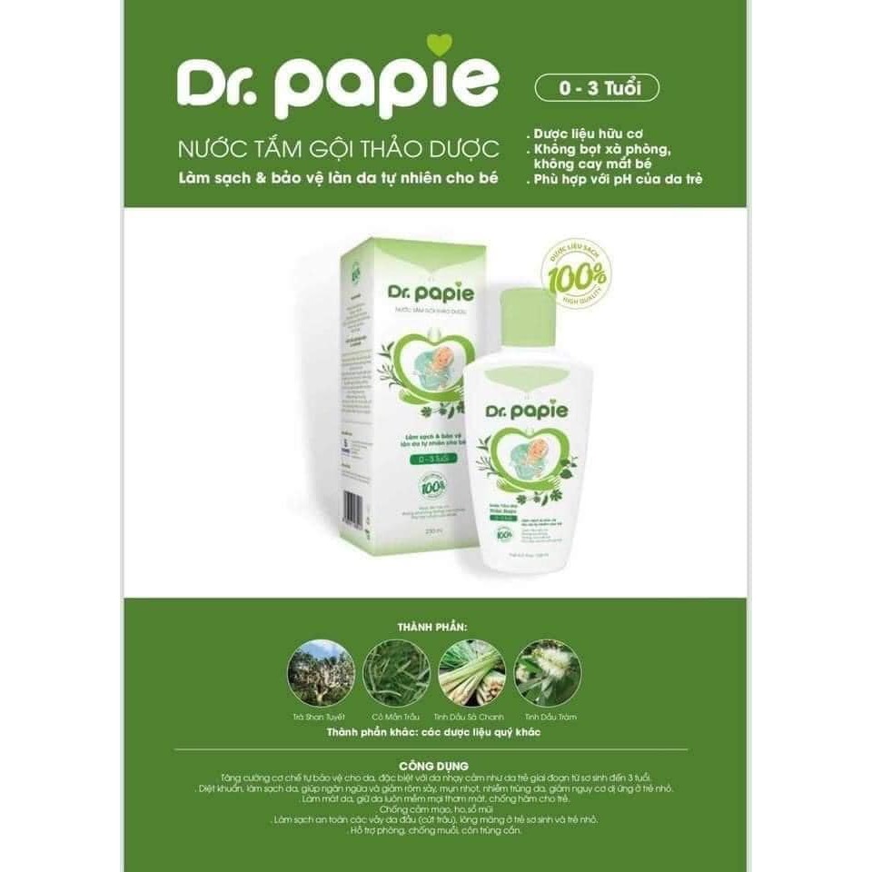 SỮA TẮM THẢO DƯỢC DR.PAPIE