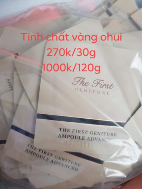 TINH CHẤT VÀNG 24K OHUI The First Geniture Ampoule Advanced