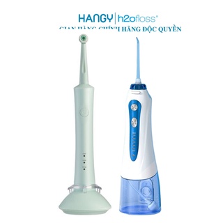 Combo máy tăm nước h2ofloss HF-9P phiên bản 2021 và bàn chải điện đánh răng Here – Mega HANGY