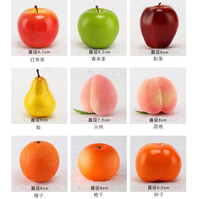 Mô hình quả trái cây cao cấp đẹp túi hoa quả đẹp