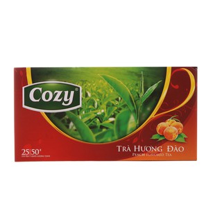 Trà Cozy túi lọc hương đào hộp 50g