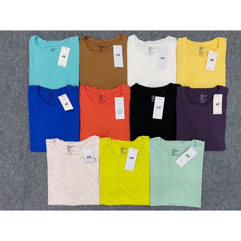 ÁO THUN CỔ TRÒN HM