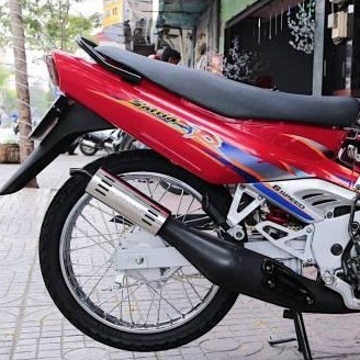 Tem Rời Suzuki Satria 2000 Đỏ - Tem Chuẩn
