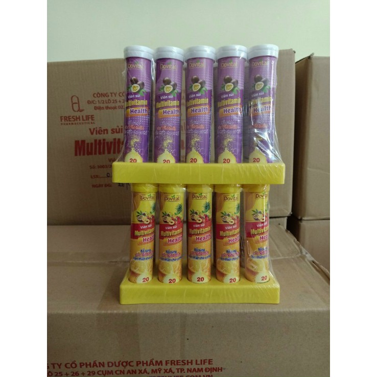 Viên sủi 1 tuýp 20 viên. Bổ sung Vitamin C, B, PP, Actiso. Tăng sức đề kháng. Bổ Thận Mát gan, giảm mệt mỏi căng thẳng | Thế Giới Skin Care