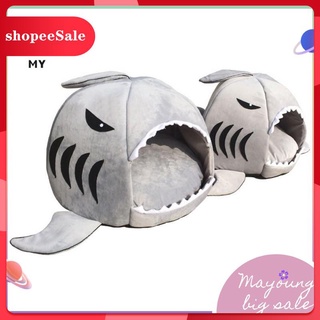 [Hàng Cao Cấp ] Nhà nhồi bông hình cá mập dễ thương dành cho thú cưng
