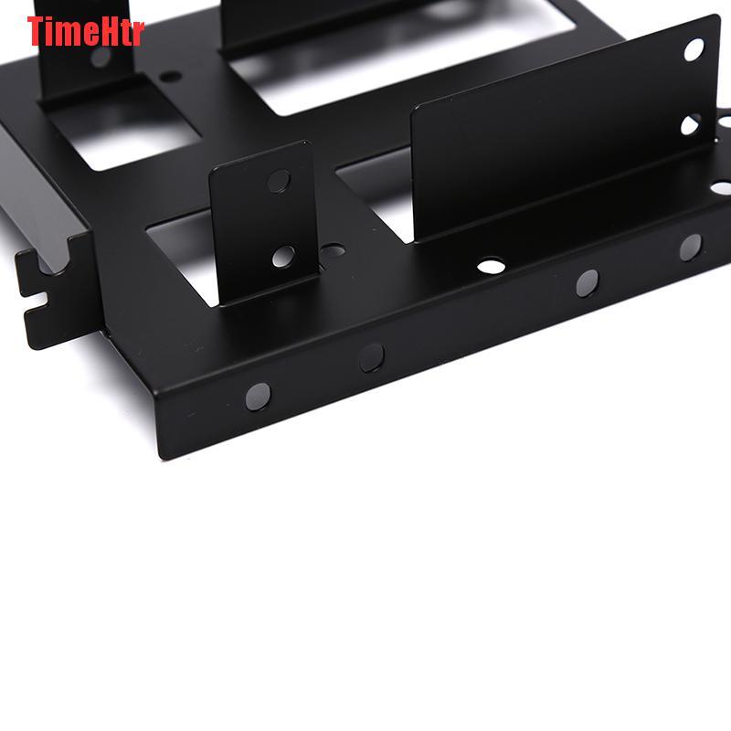 TimeHtr 3.5" 2.5" SSD HDD to PCI PCI-e Metal Mount PC Casing Hard Drive Bracket Adapter