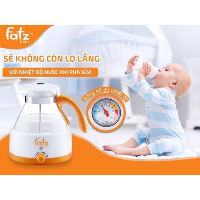 Máy hâm nước pha sữa 800ml Fatzbaby FB3004SL / FB3005SL có đồng hồ đo nhiệt độ