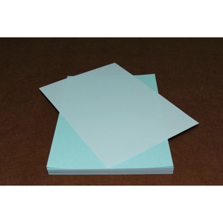 GIẤY ĐỀ CAN (DECAL) A4 ĐẾ XANH