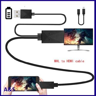 Cáp Chuyển Đổi 5 Pin & 11 Pin Micro Usb Hdmi 1080p Hd Tv Cho Điện Thoại Android